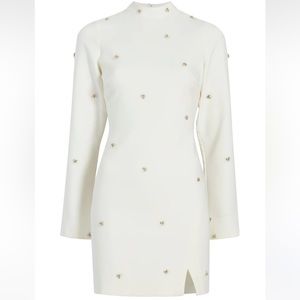 White Likely embellished dress. Worn once for an engagement party!